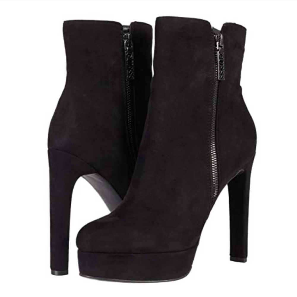 Guess Elegant Black Women's Ankle Boots